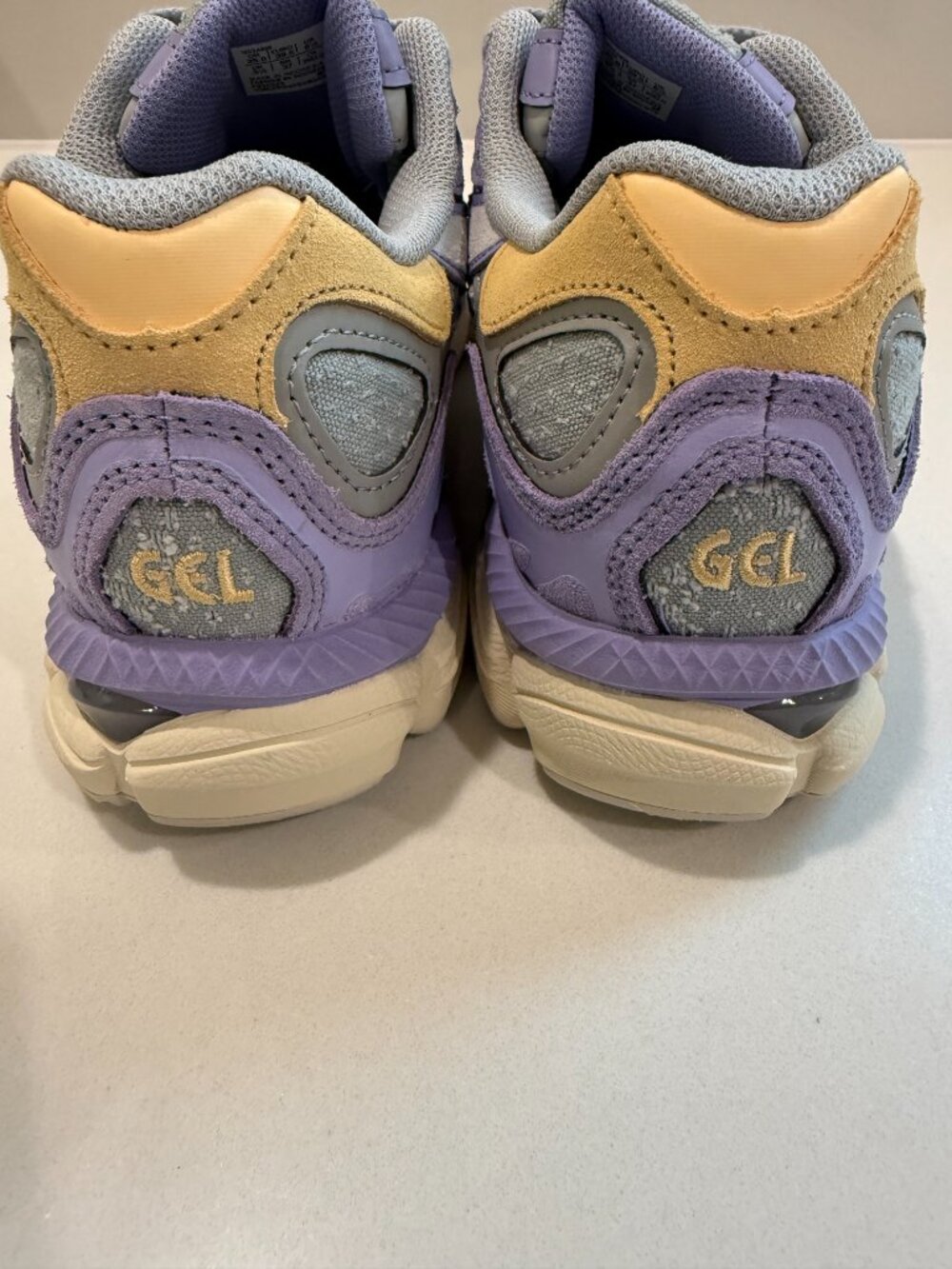 ASICS GEL-NYC Piedmont Grey Bluebell 1203A826-020 Men 6.5 Women 8 NIB - Picture 7 of 8